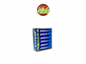 Caramelo Halls Mentho Azul x12u