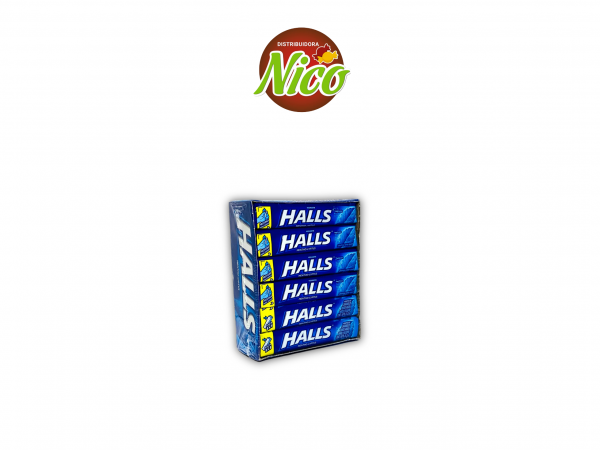 Caramelo Halls Mentho Azul x12u