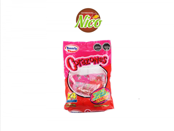 Paleta Trendy Corazones