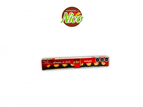 Cerezas al Cognac Cherry tubo x8