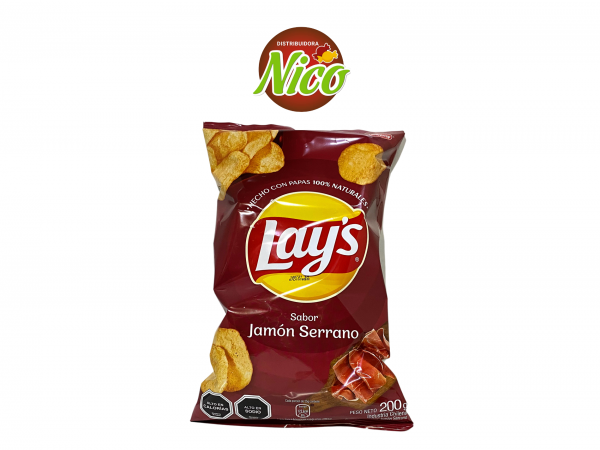 Papas Lays Mediterranea Jamón Serrano  180g