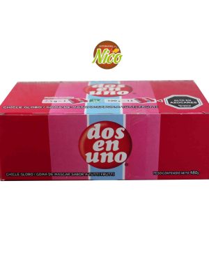 Chicle Dos en Uno Tutti Frutti