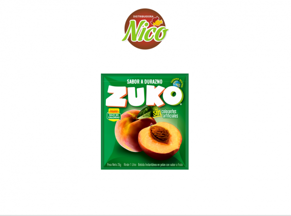 Jugo en Sobre Zuko Durazno 15g x 10u