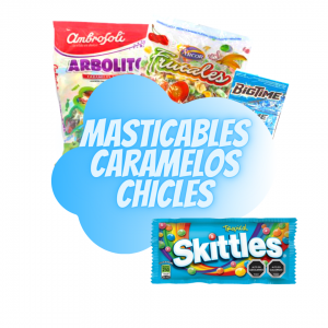 masticables, caramelos, chicles