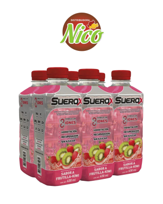 Suerox 630 ml 6 Unidades Sabor Frutilla Kiwi