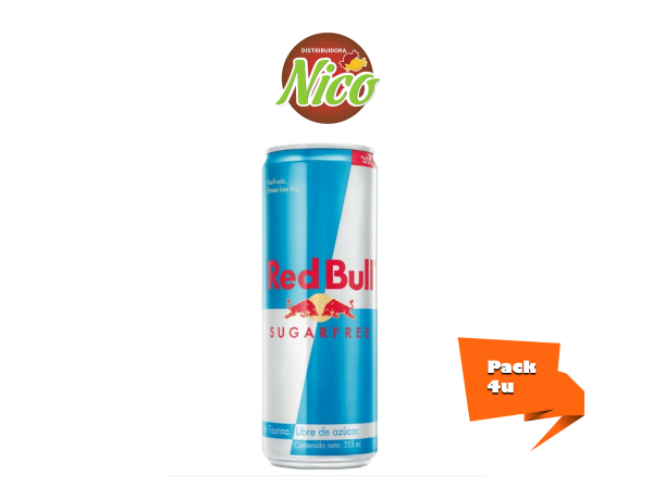 Pack Red Bull Hero 355ml x4 Sugar free
