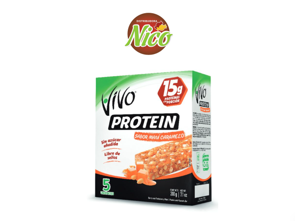 Barra Vivo Protein Maní Caramelo