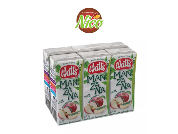 Néctar Watts 200 ml Manzana