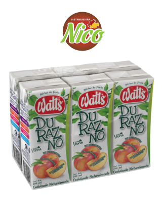 Néctar Watts 200 ml Durazno