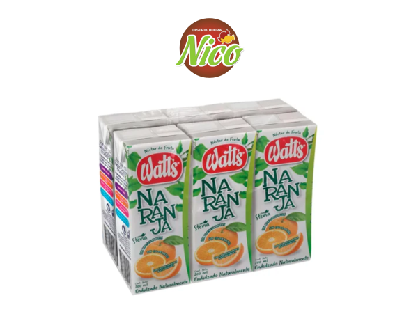 Néctar Watts 200 ml Naranja