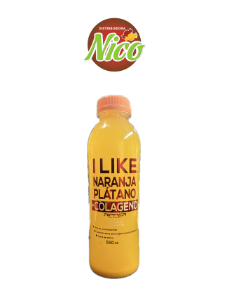 I Like Naranja Plátano + Colágeno 550ml