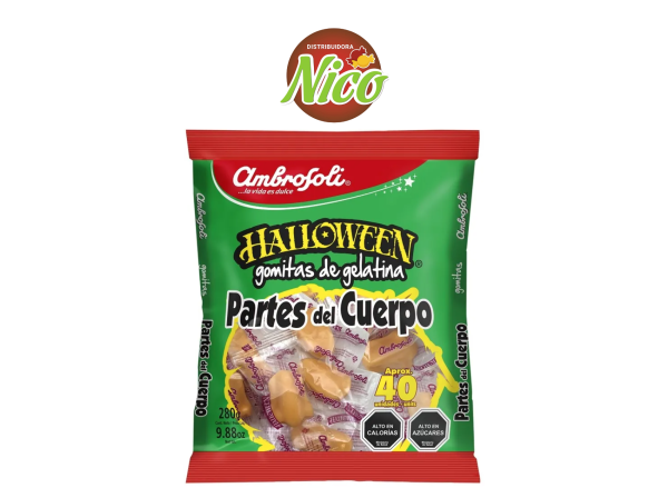 Partes Del Cuerpo Haloween 40u