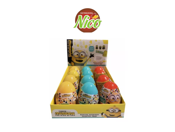 Huevo sorpresa Minions x12u