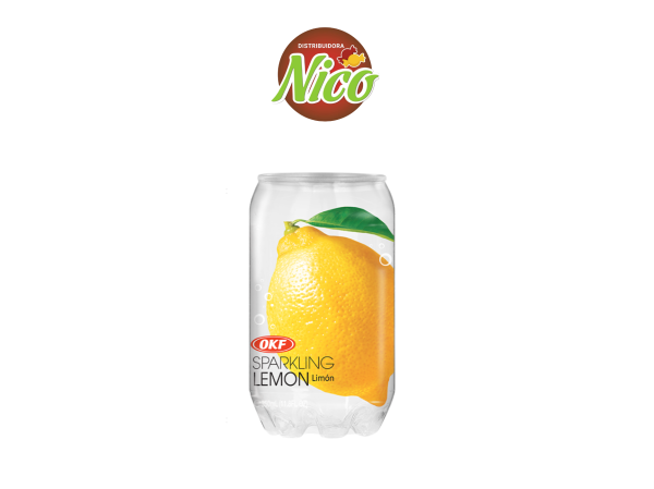 Agua OKF Sparkling Lemon 350 Ml x6u