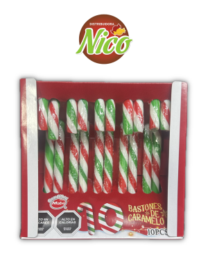 Bastones Navideños Mabu 10u