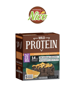 Wild Protein Chocolate Naranja 45g x5
